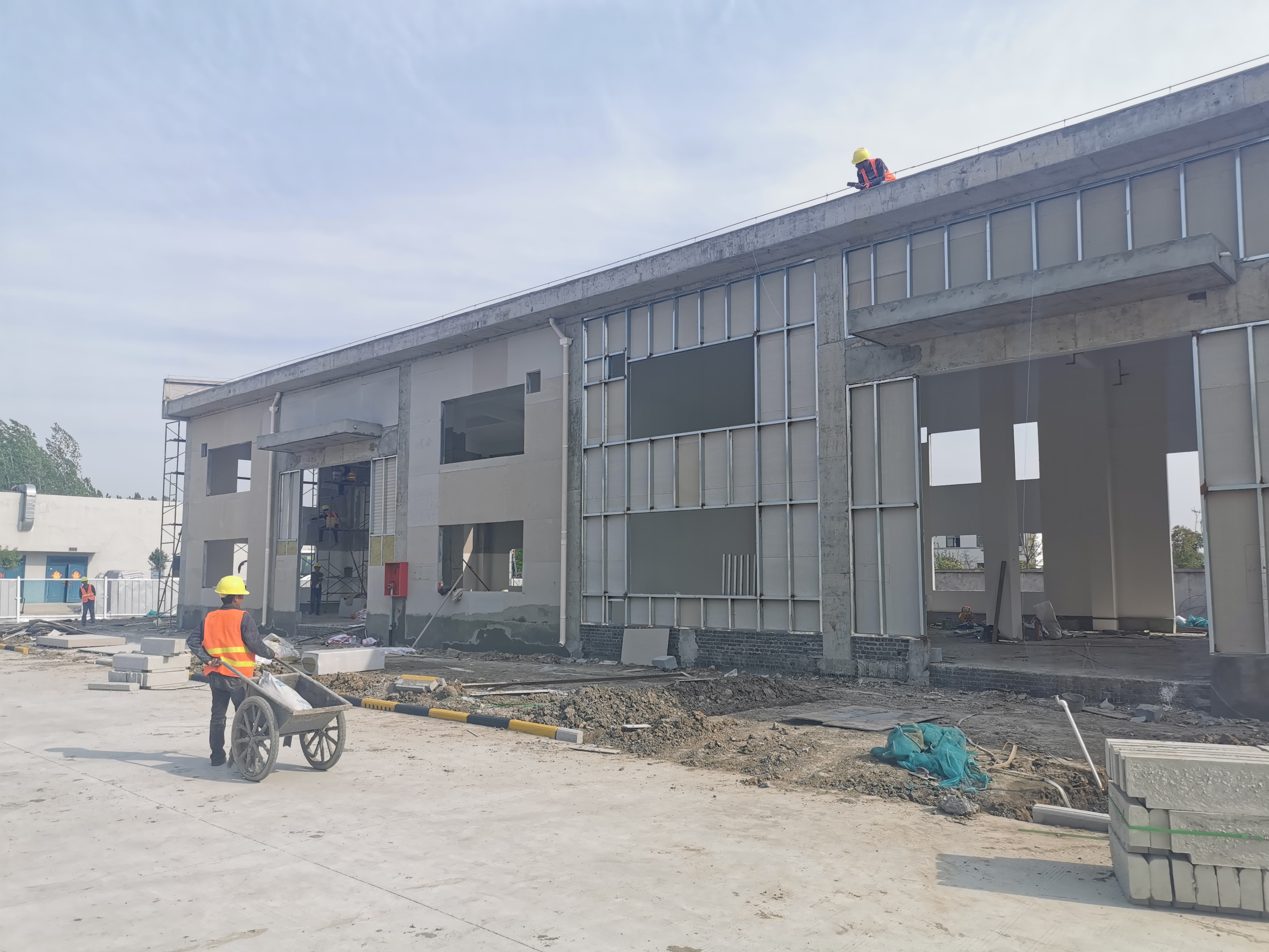 滦县防爆墙施工